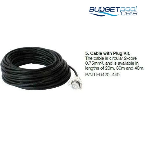Cable with Plug Kit - Budget Pool Care