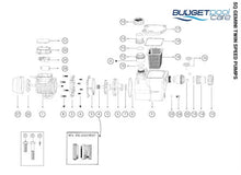 Load image into Gallery viewer, Gemini Twin Speed Pumps Spare Parts 28-29 | Pcb Replacement Kit - 1.0Hp 14Uf 11040046