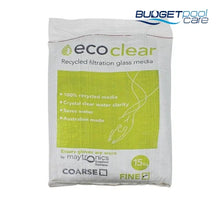 Load image into Gallery viewer, GLASS MEDIA ECOCLEAR 15KG FINE - PICK UP - Budget Pool Care