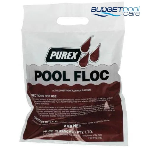 Pool Floc-Chemical-Purex-PUREX POOL FLOC - FLEXI (2kg)-Budget Pool Care