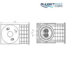 Load image into Gallery viewer, Skimmer Box-Skimmer Box-AstralPool-Standard Skimmer Box ( Bottom Feed )-Budget Pool Care