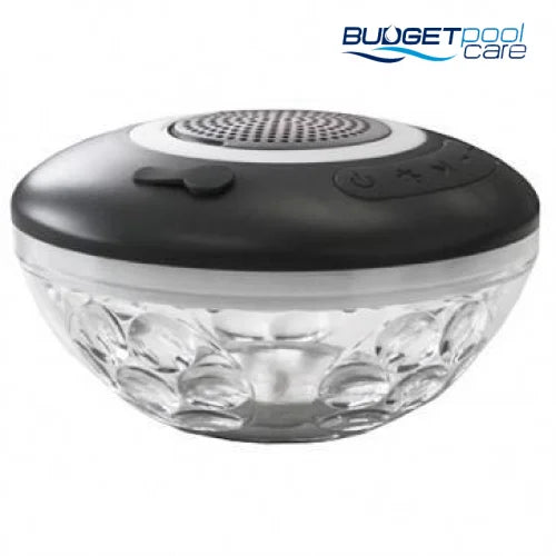 Floating Wireless Speaker & Underwater Light Show - Bluetooth Operated & Rechargeable - Budget Pool Care
