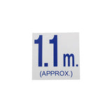 Pool Depth Marker - 1.1m Blue