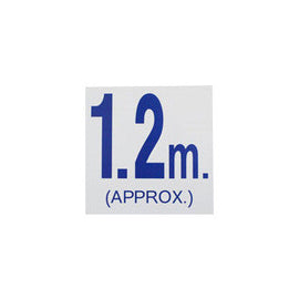 Pool Depth Marker - 1.2m Blue