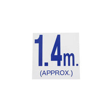 Load image into Gallery viewer, Pool Depth Marker - 1.4m Blue