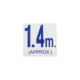 Pool Depth Marker - 1.4m Blue