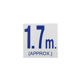 Pool Depth Marker - 1.7m Blue