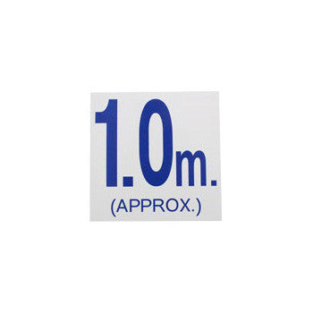 Pool Depth Marker - 1m Blue