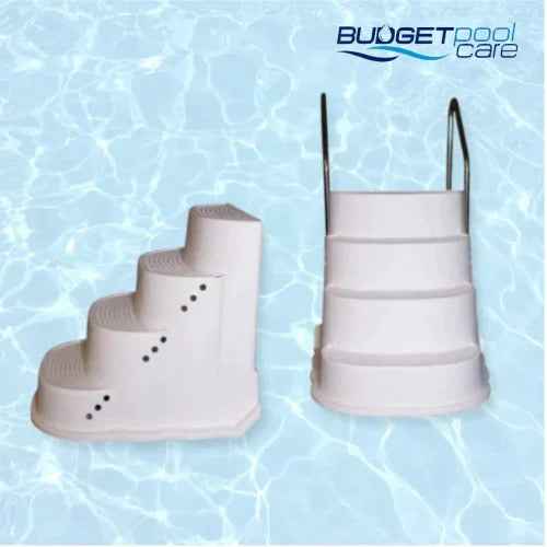 50Sq Ft Cartridge 3/4 Pump + Ladder Space Saver Steps