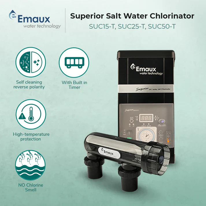 Emaux Superior SSC Series Salt Chlorinator - 45g