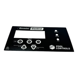 Pool Controls Replacement Front Label Gemini Control