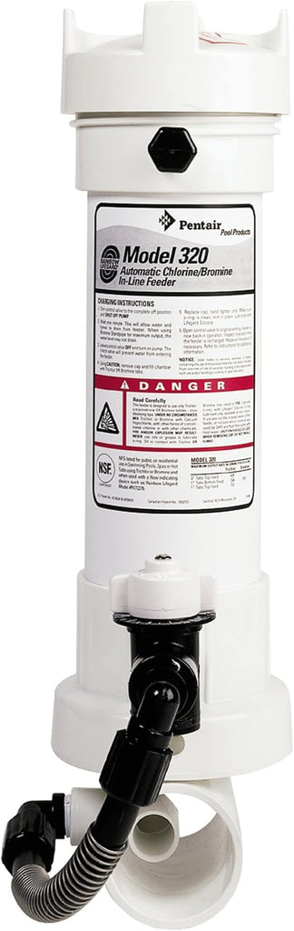 Pentair #320 in-line feeder (white body) - 11L/98S Tablets