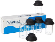 Load image into Gallery viewer, Palintest Photometer Test Tube (short) glass, 10ml black rubber lid for PoolTest 6 &amp; 3 (pack of 5) - PT555