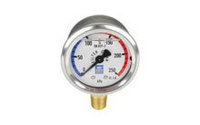 Load image into Gallery viewer, Aussie Gold Filter Pressure Gauge Stainless Steel Lower Mount - Oil Filled