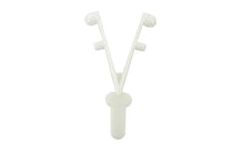 Load image into Gallery viewer, Aussie Gold White Single Wishbone Clip