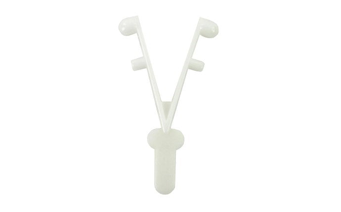Aussie Gold White Wishbone Clip 20 Pack