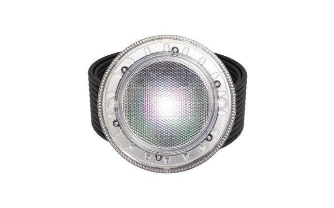 SPA ELECTRICS EM CONCRETE WHITE LIGHT CLEAR RIM W/ CONCRETE MOUNTING KIT AND 20M CABLE