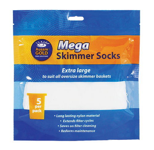 Aussie Gold Skimmer Socks Mega XL - Pack of 5