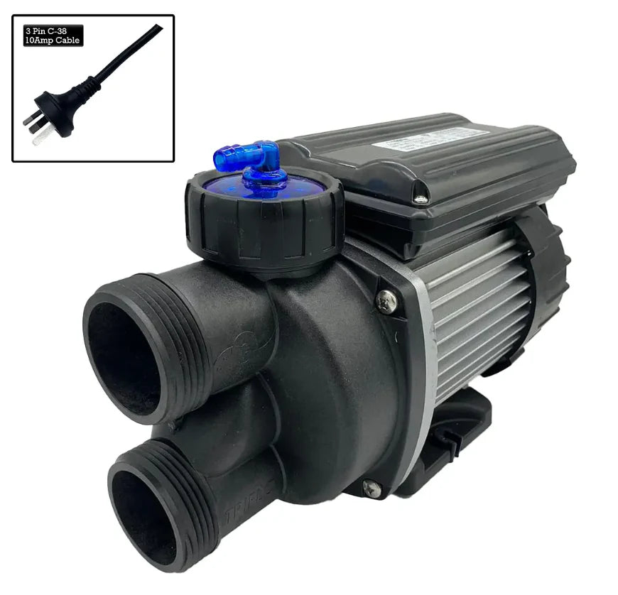 Edgetec® TriFlo 1.0hp Auto-Heat Spa Bath Pump
