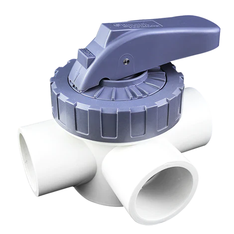 Emaux 40mm 3 Way Valve