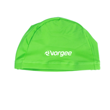 Load image into Gallery viewer, Vorgee Nylon Lycra Junior Fabric Swim Cap | Soft &amp; Snag-Free | Kids Swimwear