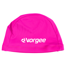 Load image into Gallery viewer, Vorgee Nylon Lycra Junior Fabric Swim Cap | Soft &amp; Snag-Free | Kids Swimwear