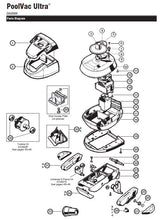 Load image into Gallery viewer, Hayward Wing Set / Kit AXV604WHP, White - PoolVac Ultra / XL, Navigator - Pool Cleaner Spare Part