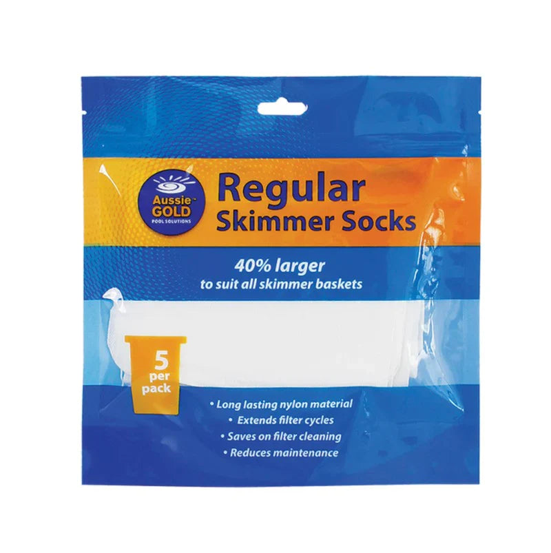 Aussie Gold Regular Skimmer Socks (pack of 5) - Swimming Pool Accessories
