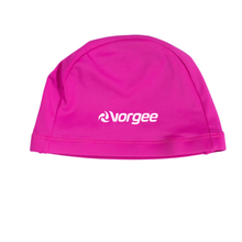 Load image into Gallery viewer, Vorgee Nylon Lycra Junior Fabric Swim Cap | Soft &amp; Snag-Free | Kids Swimwear