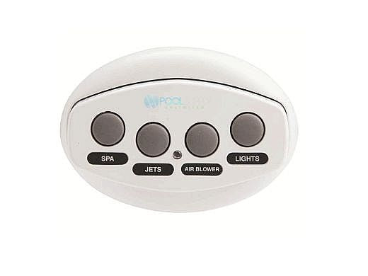 Pentair iS4 Spa-Side Remote 4 Button White 250' Cable