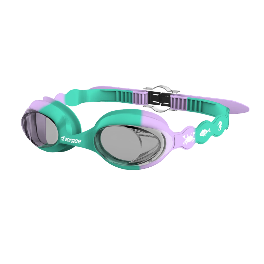 Vorgee Seahorse Junior Tinted Lens Swimming Goggles | Ages 2 to 6 | Mid Fit