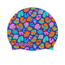 Load image into Gallery viewer, Vorgee Miss Glamour Silicone Swim Cap | Chic Designs | Kids &amp; Teens