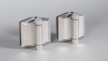 Load image into Gallery viewer, Polaris 155 Retrofit Soft Close Glass Gate Hinges