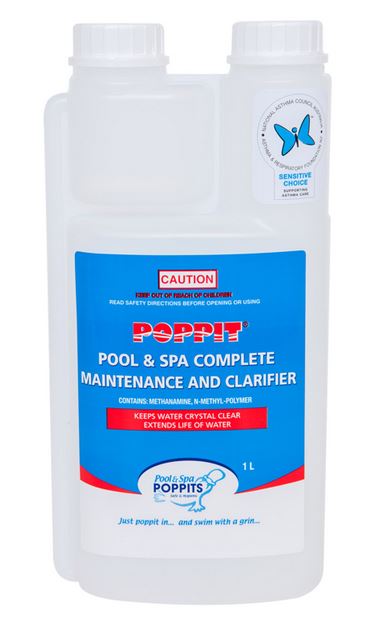 Poppit Spa Complete Pool & Spa  Maintenance 1L