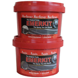 Emerkit Pool Putty 1kg - Fixes Leaks In Pools - Sets Underwater