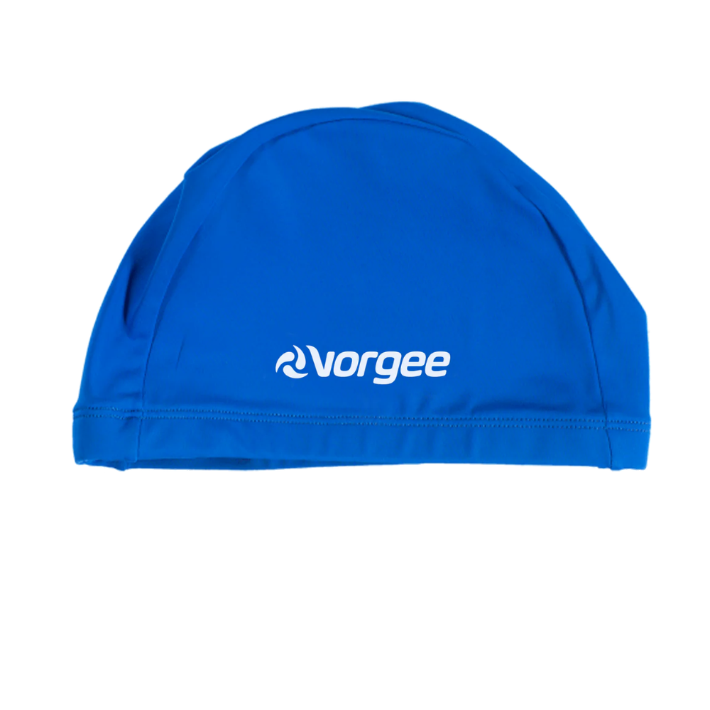 Vorgee Nylon Lycra Junior Fabric Swim Cap | Soft & Snag-Free | Kids Swimwear