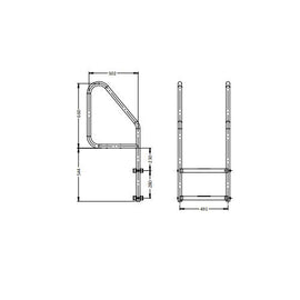 S.R Smith Deck Mount Ladder