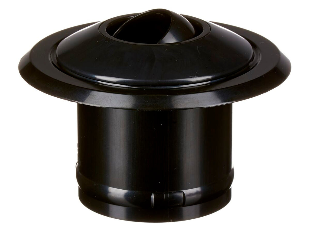 Spa Electrics Push In Eyeball Return Black 50mm Class 9 (CLEAR CENTER)