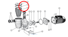 Load image into Gallery viewer, Waterco Pump Lid O-Ring - 63151 - Turbotuf, Supatuf, Hydrostorm, Aquaswim 50T