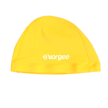 Load image into Gallery viewer, Vorgee Nylon Lycra Junior Fabric Swim Cap | Soft &amp; Snag-Free | Kids Swimwear