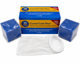 Aussie Gold Crystal Cubes 2 pack - Clarifying Swimming Pool Chemical - Blue Gel Cube