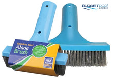 Load image into Gallery viewer, ALGAE BRUSH A/GOLD S/STEEL 6&quot; - Budget Pool Care