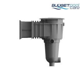 Apa Skimmer Box For Fibreglass Pools W/Extended Lip Rear And Bottom Entry Grey Skimmer Boxes