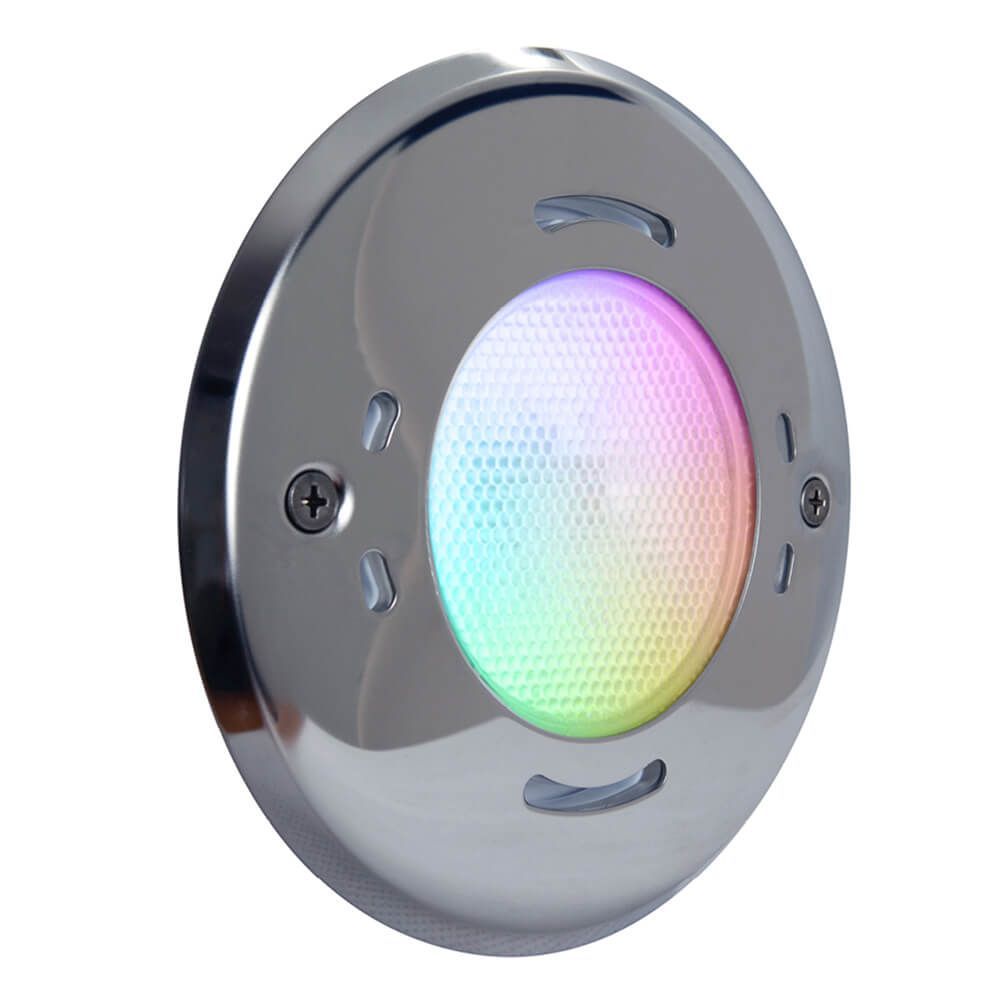 Aqua-quip EvoMAX LED - Multi Colour Pro Series RGB+W Flush Mounted Retro-Fit underwater Pool Lights