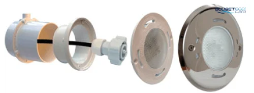 Aqua-Quip EVO2 Concrete Series Multi Colour LED Pool Light - 20m Cable (2 Pack) - Budget Pool Care