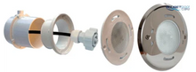Load image into Gallery viewer, Aqua-Quip EVO2 Concrete Series White LED Pool Light - 20m Cable (3 Pack) - Budget Pool Care