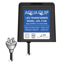 Load image into Gallery viewer, Aqua-Quip EvoMAX Series 2 x Multi-Colour PRO RGB+W LED InstaTouch Program Niche Pool Light w/ Concrete Mounting Kit, 20M Cable and Transformer