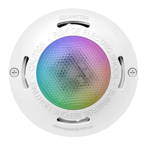 Aqua-Quip Evo2 Pro RGB+W LED InstaTouch Program Niche Pool Light – Concrete – 30m Cable