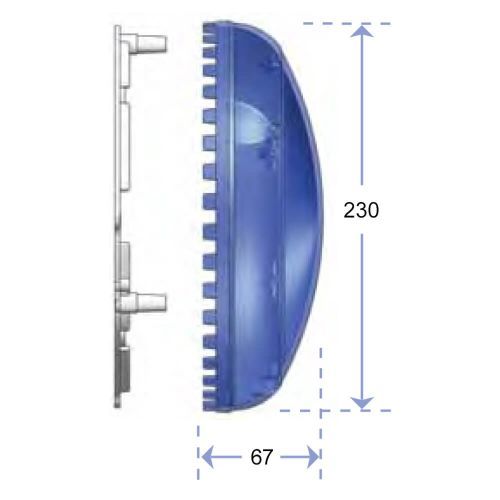 Aqua-Quip QC LED Pool Light – Surface Mount – White – 20m Cable