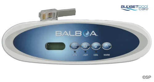 Balboa Vl260 4 Buttonoval Topside Panel - Lcd Jets Light Down Up